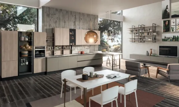 Cucina Penelope Argilla e Rovere di Aran