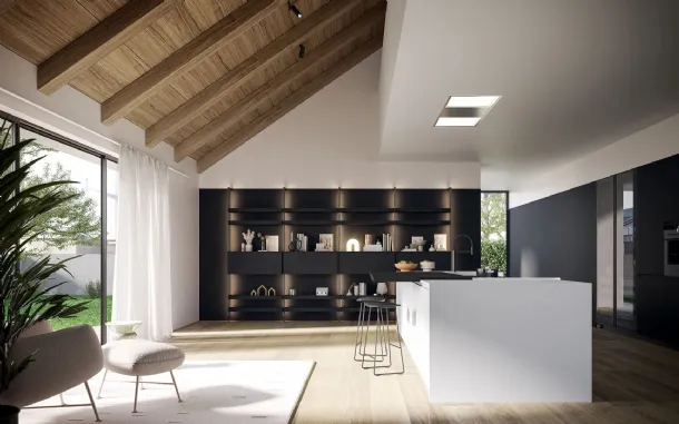 Cucina Moderna con isola Wega 03 di Arredo3