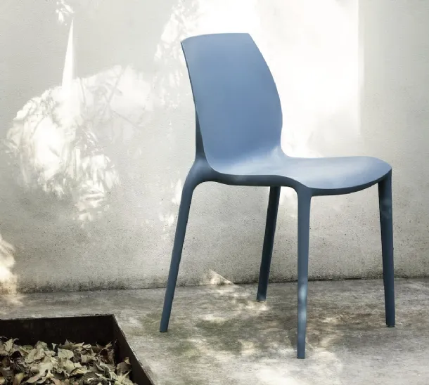 Sedia da giardino impilabile Hidra Outdoor di Bontempi