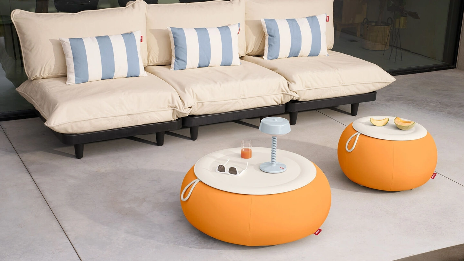 Tavolini gonfiabili Humpty e Dumpty Outdoor di Fatboy