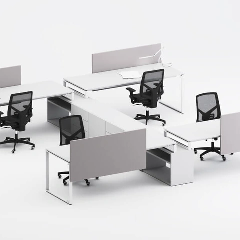 Scrivania operativa SM2572 di Zalf