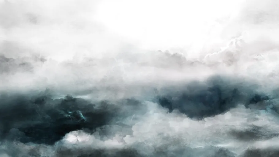 Carta da parati Tempesta di Inkiostro Bianco