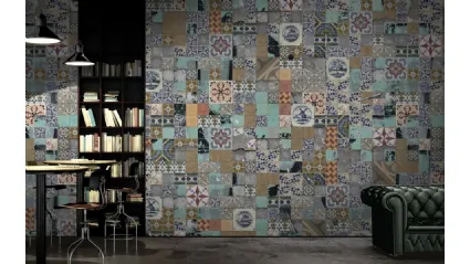 Carta da parati Tiled Up di Glamora