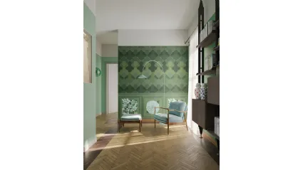 Carta da parati Vanità Bloom Zigano di Inkiostro Bianco