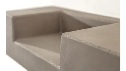 Mensola Concrete in cemento fibrorinforzato di Minotti Italia