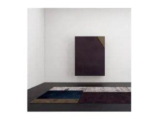 Tappeto con volto geometricamente stilizzato Face Two di Sirecom