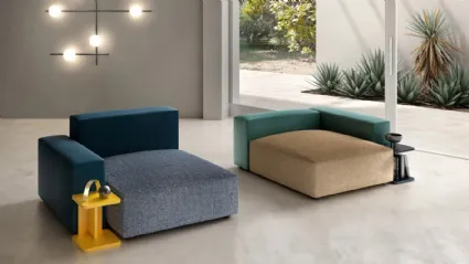 Pouf Tetris modulari e componibili di Doimo Salotti