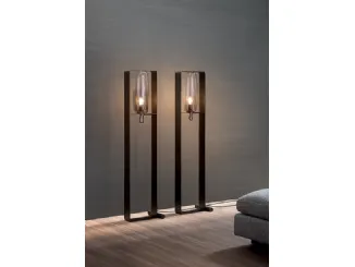 Lampada da terra Bio-s in metallo e vetro di Bonaldo