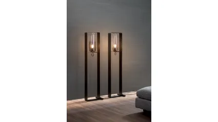 Lampada da terra Bio-s in metallo e vetro di Bonaldo