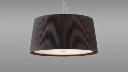 Lampada a sospensione Luxury in tessuto plissettato di Pentalight