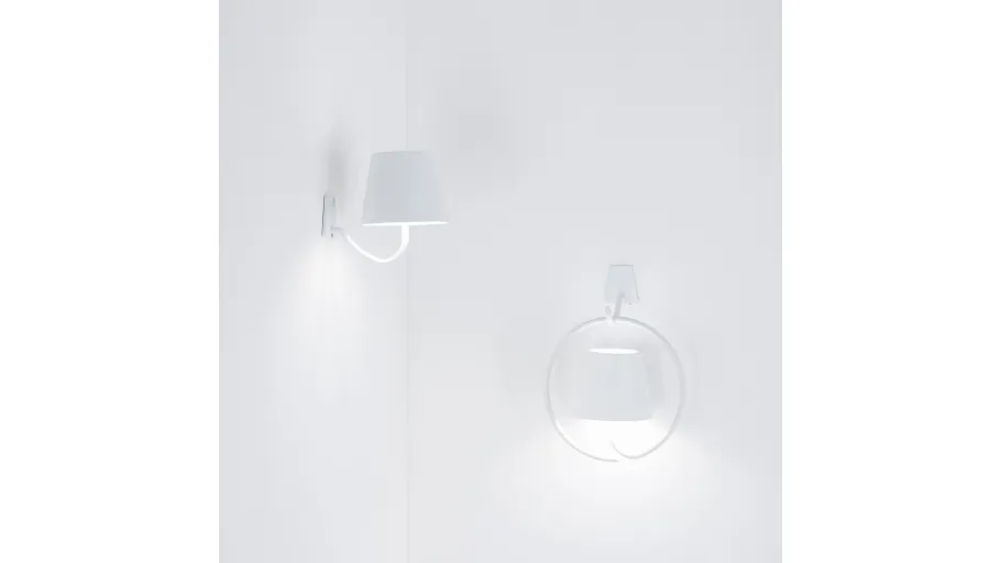 Lampada da parete Poldina di Zafferano