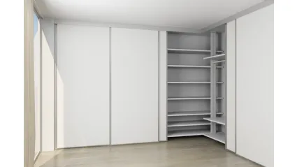 Cabina Armadio Aliante con Montanti di De Rosso