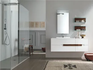Mobile da bagno Ateliè in laccato opaco AT 07 di Artesi