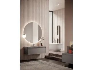 Mobile da Bagno Heritage Rovere laccato Tortora di Artesi