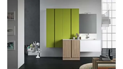 Mobile da lavanderia in laccato e melaminico Idrobox 07 di Birex