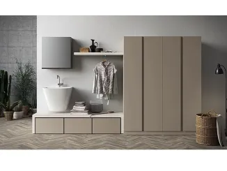 Mobile da Lavanderia in laccato opaco Idrobox 05 di Birex