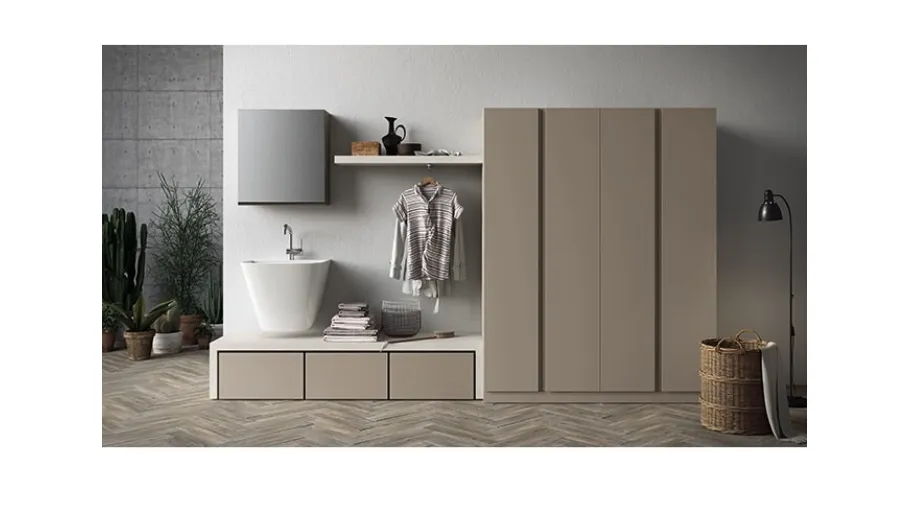Mobile da Lavanderia in laccato opaco Idrobox 05 di Birex