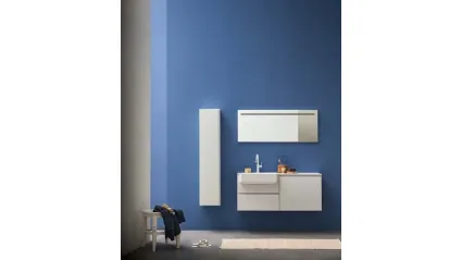 Mobile da bagno sospeso in melaminico Lapis 08 di Birex