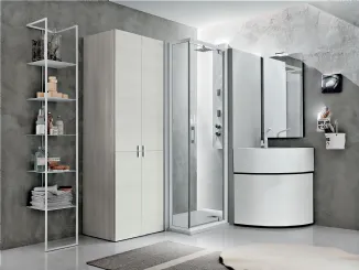Mobile da Bagno Lavanderia con lavabo rotondo LV 01 Artesi