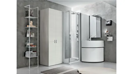 Mobile da Bagno Lavanderia con lavabo rotondo LV 01 Artesi