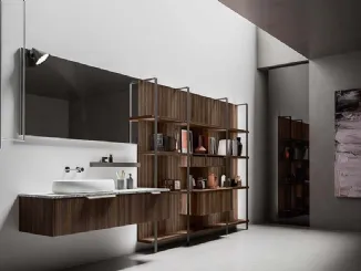Mobile da Bagno Nerolab in Rovere Termocotto di Cerasa