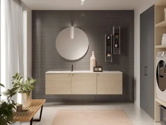 Mobile da Bagno Passepartout Rovere White di Artesi