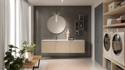 Mobile da Bagno Passepartout Rovere White di Artesi