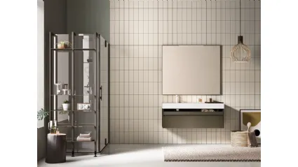 Mobile bagno sospeso con specchio Petra PT 40 Artesi