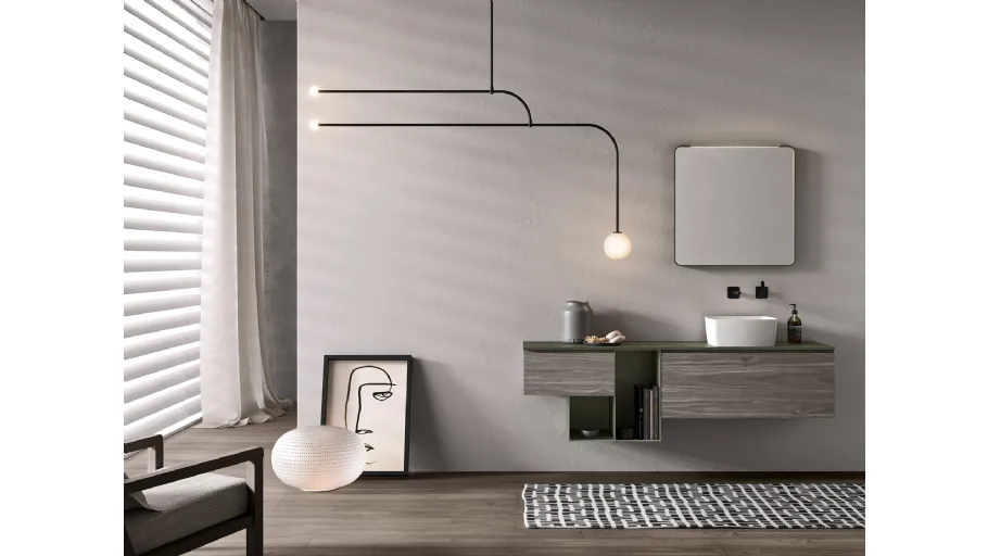 Mobile da Bagno con vani a giorno Petra PT 44 di Artesi