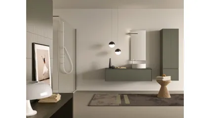 Mobile da Bagno verde salvia Petra PT 53 di Artesi