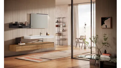 Mobile da Bagno Re-Start Play effetto legno di Artesi