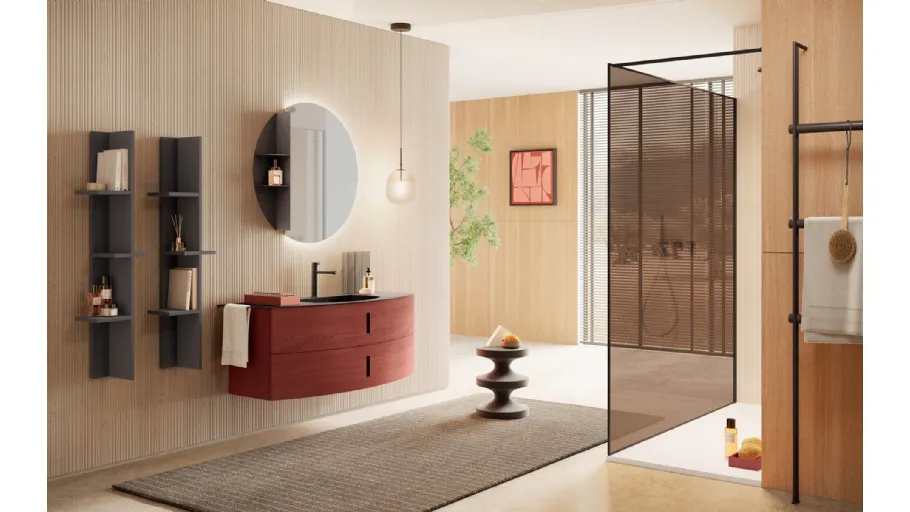 Mobile da Bagno Round in Rovere di Artesi