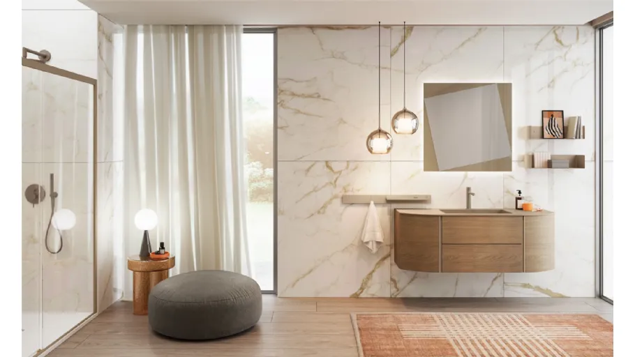 Mobile da Bagno Round in Rovere di Artesi