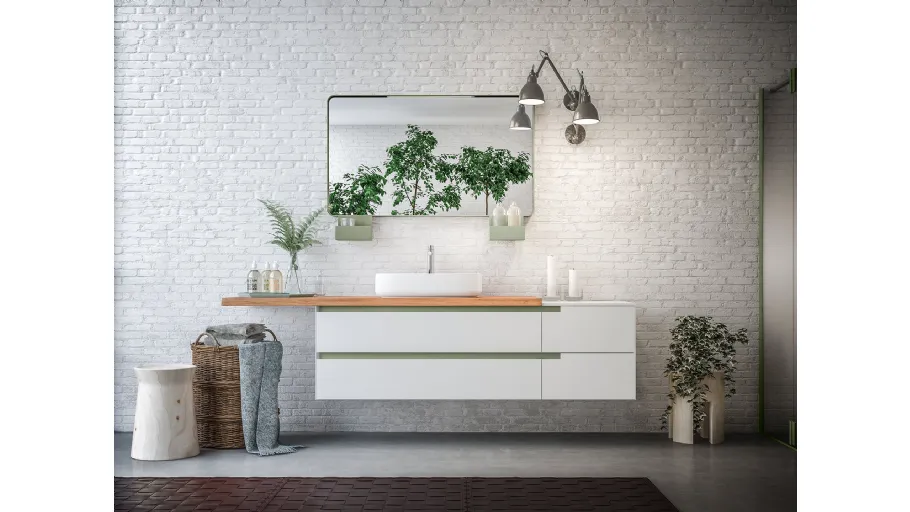 Mobile da Bagno Urban Bianco Opaco di Artesi