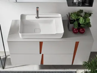 Mobile da Bagno Wector in Laccato di Artesi
