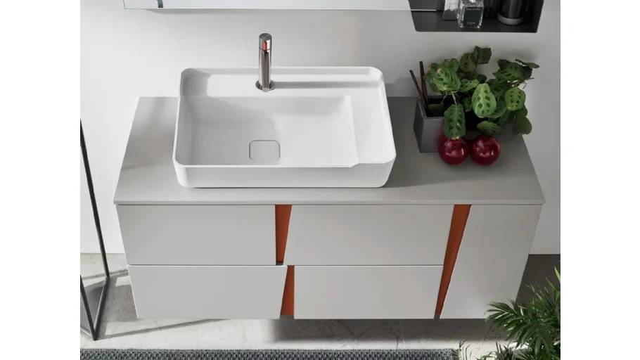 Mobile da Bagno Wector in Laccato di Artesi