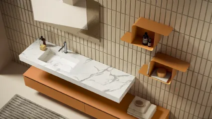 Mobile da Bagno Yang in Laccato di Artesi