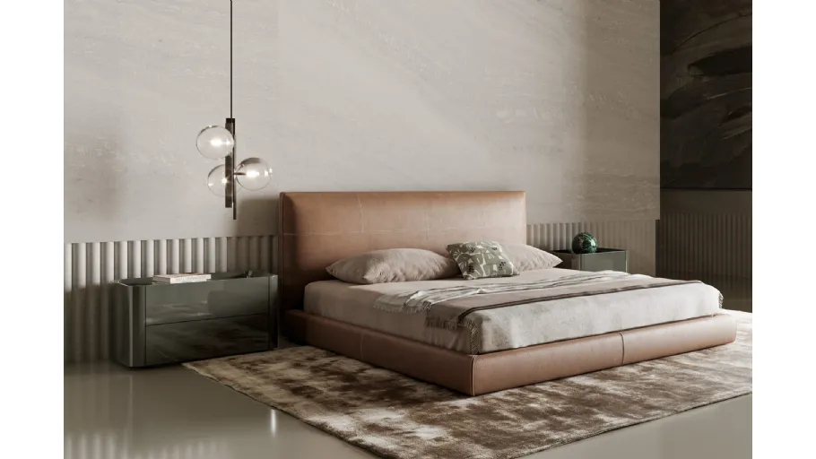 Comodino Arragan in laccato lucido di Bonaldo