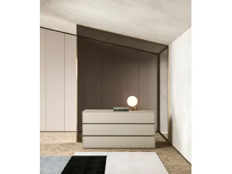 Comò Box  in laccato opaco di Presotto