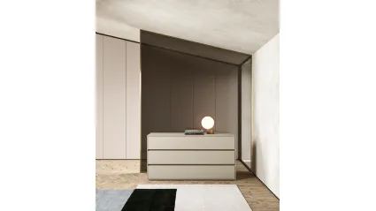 Comò Box  in laccato opaco di Presotto