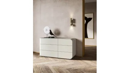 Comò Passion in laccato opaco di Presotto