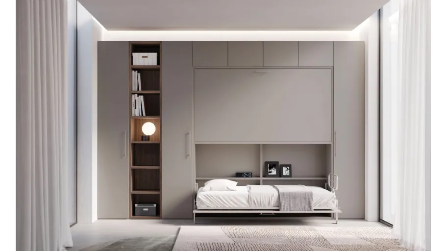 Letto a scomparsa Nikai Doppio di Nardi Interni