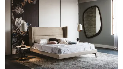 Letto matrimoniale con testiera Ludovic di Cattelan Italia
