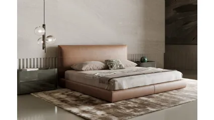 Letto in pelle Oris di Bonaldo