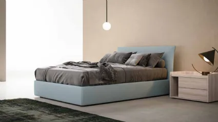Letto in tessuto imbottito Slim di Zalf