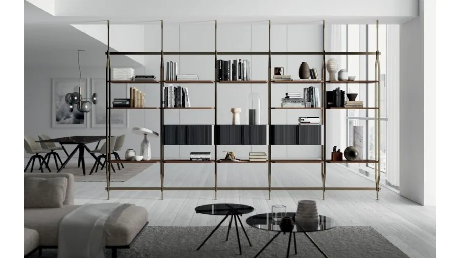 Libreria Charlotte a soffitto 3 di Bontempi