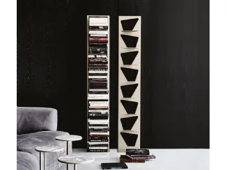 Libreria componibile a muro in acciaio verniciato Trap di Cattelan Italia