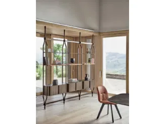 Libreria Charlotte a soffitto 2 di Bontempi
