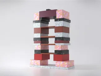 Libreria di design Slate di De Rosso