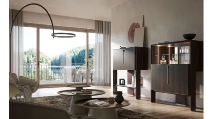 Madia di design in legno Cremona di Cattelan Italia